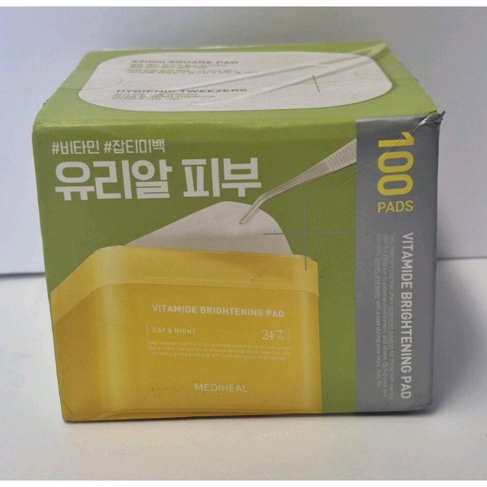 Mediheal Vitamide Brightening Pads 100 Pads Korean Skincare US Seller New